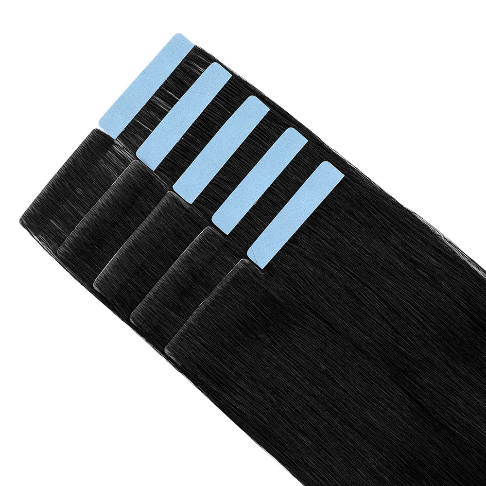 Coredew Seamless Injection Molded Hand-Woven Invisible Hair Extensions -- 100% Human Hair (10 pieces)