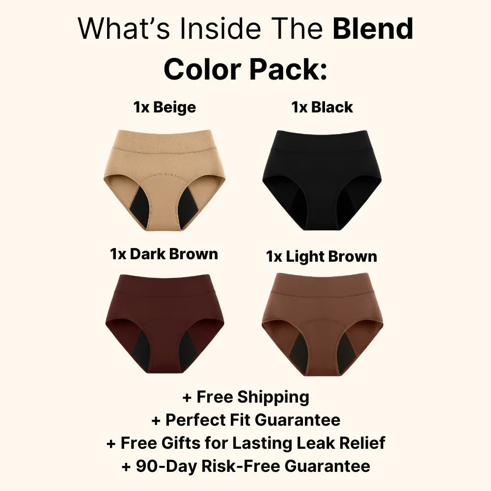 🔥Limited Time Sale 75% OFF🔥 | Peachlife™ 100% Leak-Proof Underwear 4-pack