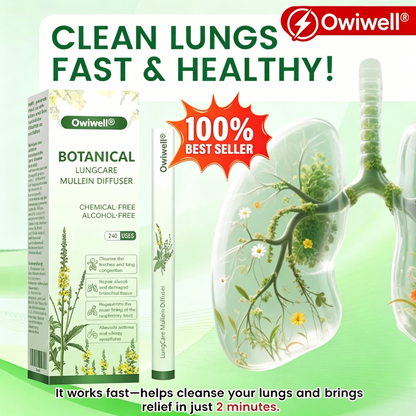 Owiwell® Botanical LungCare Mullein Diffuser