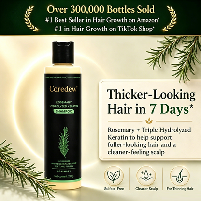 Coredew® Rosemary Shampoo | Hair Growth & Anti-Dandruff Scalp Treatment