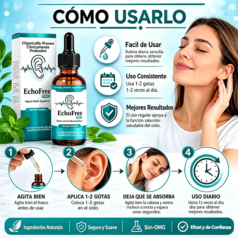 Solución EchoFree formulada clínicamente