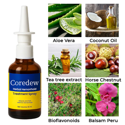 Coredew® Herbal Hemorrhoid Treatment Anal Spray Pro