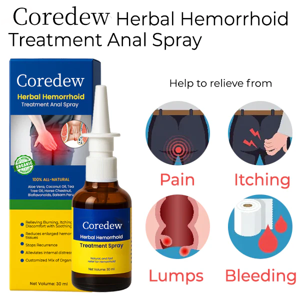 Coredew® Herbal Hemorrhoid Treatment Anal Spray Pro