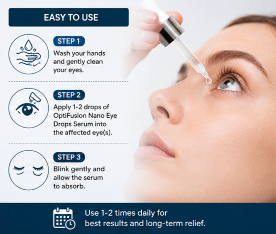 Mayo Clinic recommends👨‍⚕️: OptiFusion Nano Eye Drops Serum