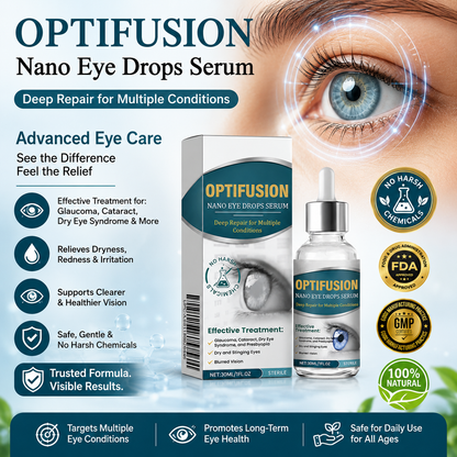 Mayo Clinic recommends👨‍⚕️: OptiFusion Nano Eye Drops Serum
