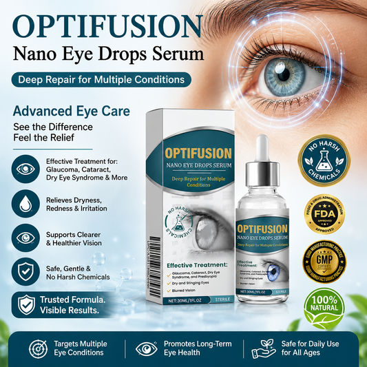 Mayo Clinic recommends👨‍⚕️: OptiFusion Nano Eye Drops Serum